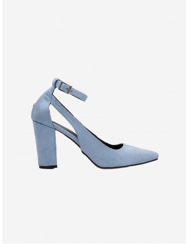 Camila Vegan Suede Heels | Baby Blue chez Cornerstreet bien 