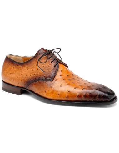 Mauri 1056/2 Dillinger Ostrich Derby Shoes Light Rust / Dirty Gold ouvre sa boutique