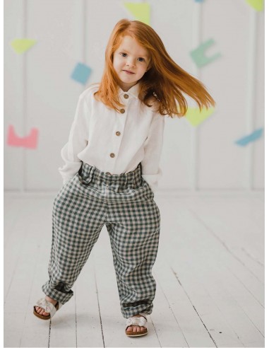 Vejopatis Kids Linen Trousers | Multiple Colours pas cher 