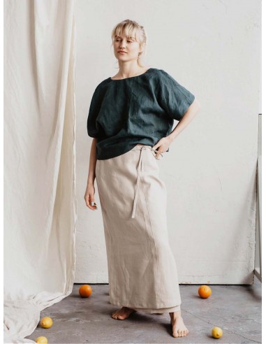 Vaiva Women's Linen Skirt | Multiple Colours Amélioration de cerveau avec