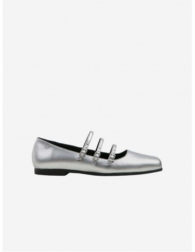 Maria II Apple Leather Vegan Pumps | Silver store