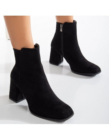 Nadine Vegan Suede Ankle Boots | Black Comparez plus de prix