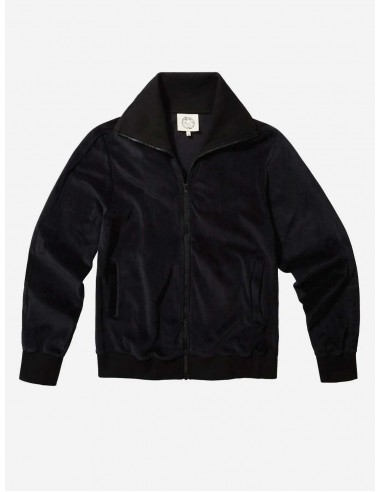 Organic Unisex Velour Zip Jumper | Jet Black JUSQU'A -70%! 