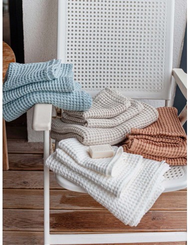 Waffle Linen Towel Set | 3 Pieces Comment ça marche