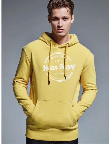 Vegan Men's 'Original Vegan Happy' Anthem Hoodie | Multiple Colours en stock