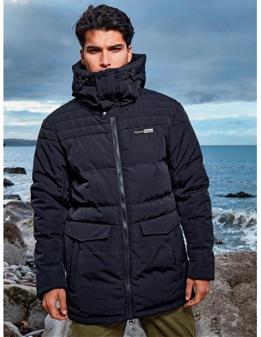 Vegan Men's Obsidian Padded Jacket | Black outlet