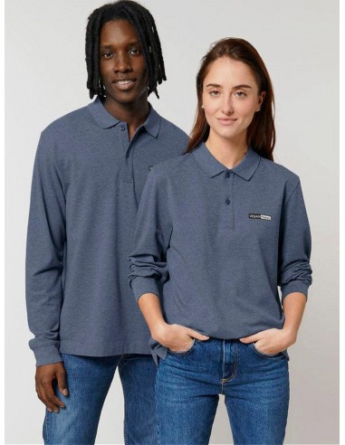 Vegan Unisex Prepster Long Sleeve Polo | Multiple Colours pour bénéficier 