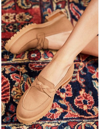 Spell Recycled Grain Suede Vegan Loafers | Mocha à prix réduit toute l'année