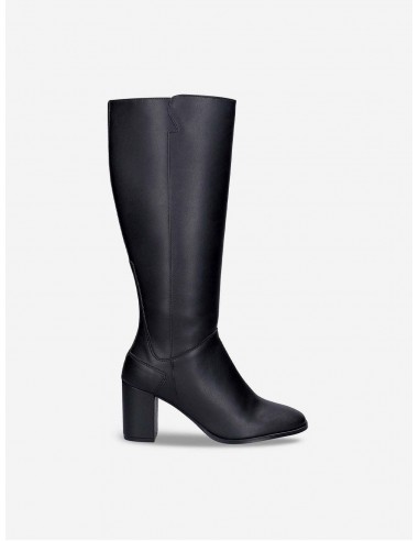 Greta Women's Vegan Apple Leather Calf Boots | Black français