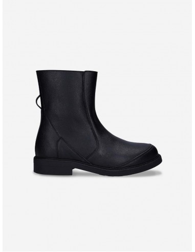 Leto Unisex Vegan Leather Tall Ankle Boots | Black En savoir plus