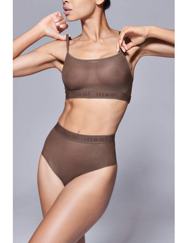 Supportive Power Mesh Bralette | Nude Smoky Dans la société mordern