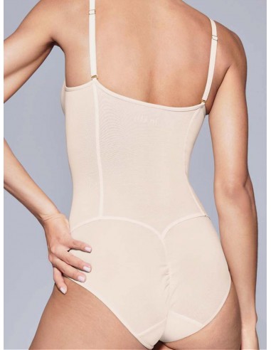 Shaping Power Mesh V-Neck Body | Nude Vivid brillant des détails fins