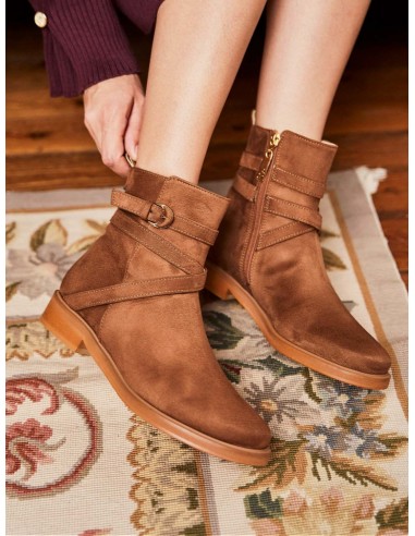 Shadow Vegan Suede Ankle Boots | Hazelnut Pour