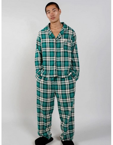 Jim Jam Men's Organic Cotton Pyjama Set | Green 2024