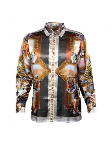 Prestige Lion Diamond Button Up Shirt chez Cornerstreet bien 