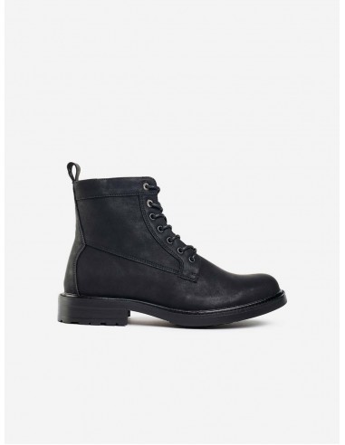 Arame Men's Vegan Leather Ankle Boots | Black prix