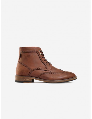 Wheat 2 Men's Vegan Leather Brogue Boots | Tan en ligne