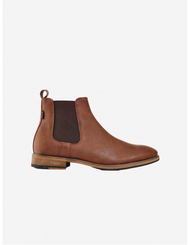 Cardamom Men's Vegan Leather Chelsea Boots | Brown une grave pollution 