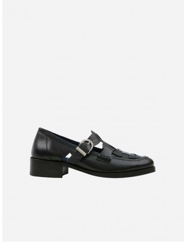 Dorothy Apple Leather Vegan Shoes | Black de pas cher