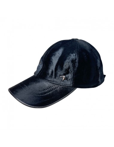 Kashani Black Pony Hair Base Ball Hat Economisez 