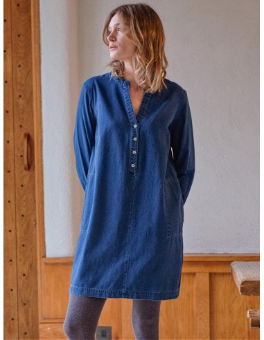 Wren Cotton Dress | Denim les muscles