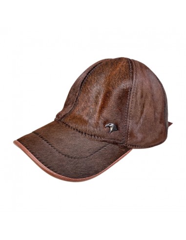 Kashani Brown Pony Hair Base Ball Hat de l' environnement