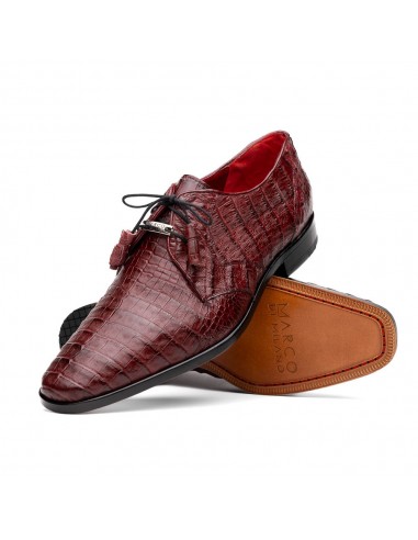 Marco Di Milano Lacio Wine Caiman Crocodile Dress Shoes online