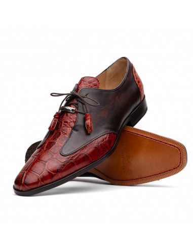 Marco Di Milano Anzio Black Cherry Alligator & Calfskin Dress Shoes Comment ça marche