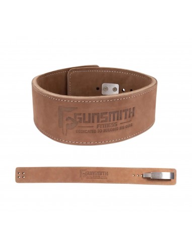 Shibusa Brown Leather Lever Belt destockage