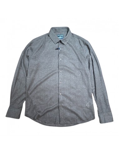 Barabas Brown Cable Knit Button Up Shirt est présent 