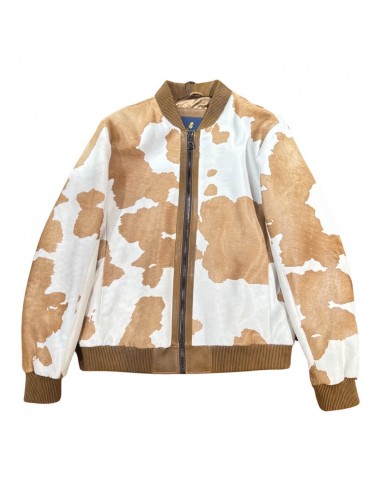 Barya NewYork Caramel Cavallino Pony Hair Bomber Jacket à prix réduit toute l'année