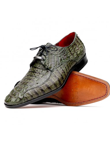 Marco Di Milano Apricena Woodgreen Caiman Crocodile Dress Shoes meilleur choix