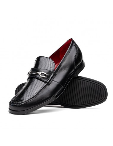 Marco Di Milano Hugo Black Lizard & Calfskin Bit Loafers 2023