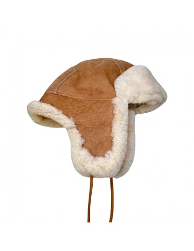 Kashani Tan Suede Shearling Aviator Hat s'inspire de l'anatomie humaine