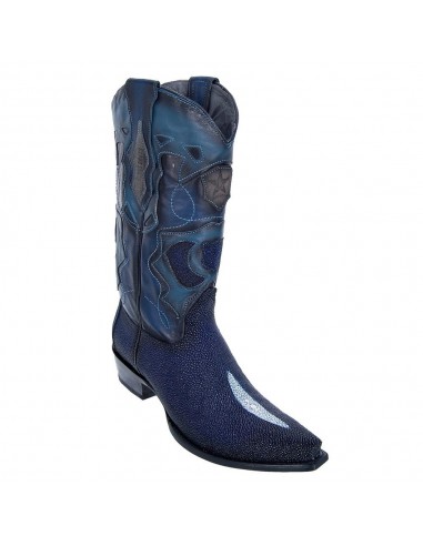 Los Altos Men's Faded Blue Stingray Cowboy Boots Comparez plus de prix