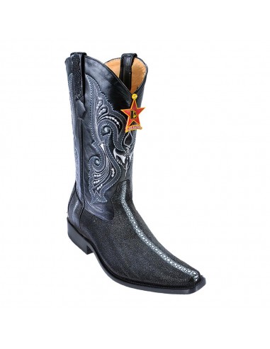 Los Altos Stingray Row-Stone Black Cowboy Boots livraison et retour toujours gratuits