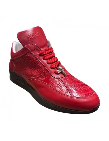 Mauri M770 Red Crocodile Black Sole Sneakers en ligne des produits 