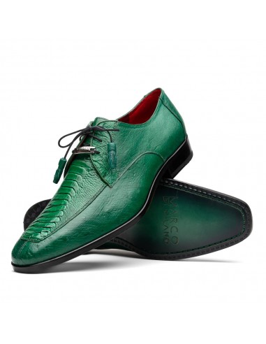 Marco Di Milano Andretti Green Lemon Ostrich Leg Dress Shoes Economisez 