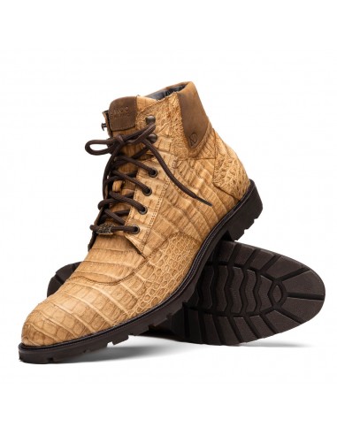 Marco Di Milano Leoni Oil Orix Caiman Crocodile Boots s'inspire de l'anatomie humaine