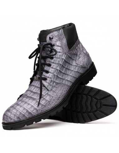 Marco Di Milano Leoni Oil Gray Caiman Crocodile Boots 2023