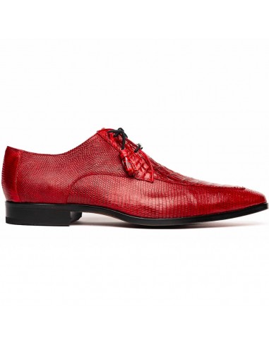 Marco Di Milano Merida Red Caiman Crocodile & Lizard Dress Shoes chez Cornerstreet bien 