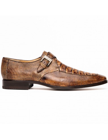 Marco Di Milano Toluca Rustic Orix Crocodile & Lizard Monk Strap Dress Shoes 50% de réduction en Octobre 2024