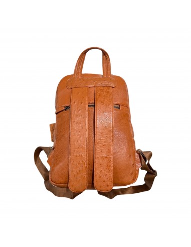 Kashani Cognac Ostrich Quill Backpack acheter en ligne