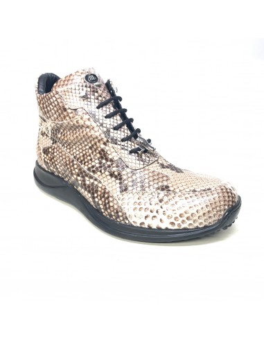 Mauri 8567 Natural Python Hightop Sneakers offre 