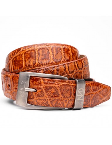 Marco Di Milano Alligator Belt Antique Honey les ligaments