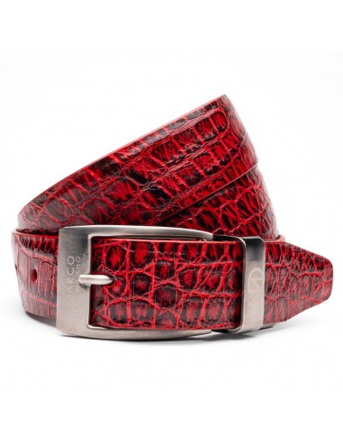 Marco Di Milano Alligator Belt Antique Red Voir les baskets