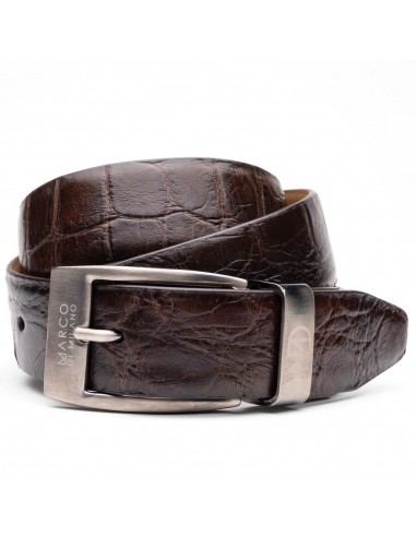 Marco Di Milano Alligator Belt Brown outlet