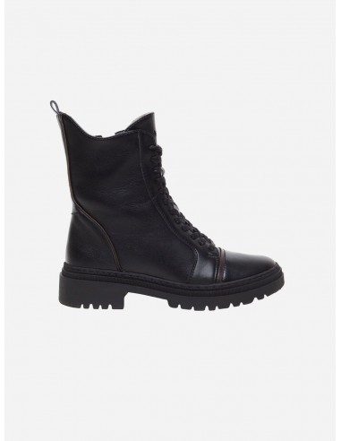 Edi Vegan Leather Ankle Boots | Black une grave pollution 