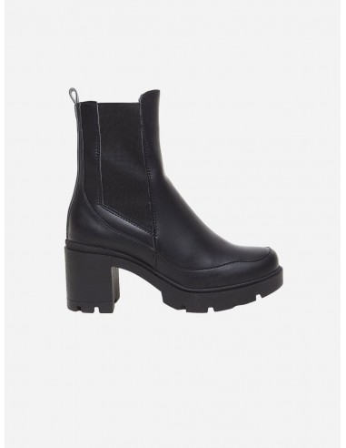 Vicky Vegan Leather Heeled Boots | Black les ctes