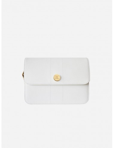 Midi Nomad Apple Leather Vegan Shoulder Bag | White plus qu'un jeu 